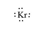 valence electrons of krypton|lewis structure for kr.